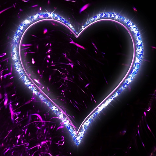Love Heart Neon Stickers iOS App