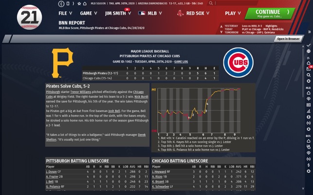 OOTP Baseball 21(圖8)-速報App