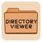 With this viewer you can view a CSV list of directories and files