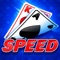 SPEED is a fast-paced, heads-up version of solitaire