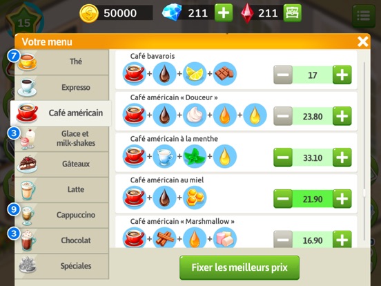 Mon café — jeu de restaurant Mon café — jeu de restaurant