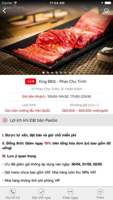 How to cancel & delete PasGo Đặt bàn nhà hàng ưu đãi from iphone & ipad 4