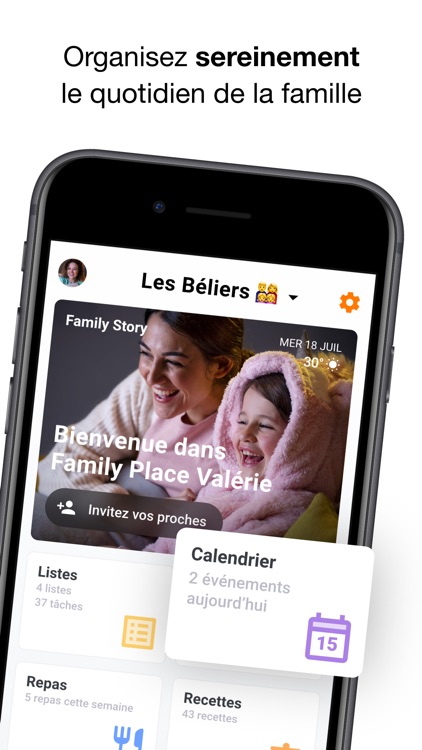 Family Place : agenda partagé