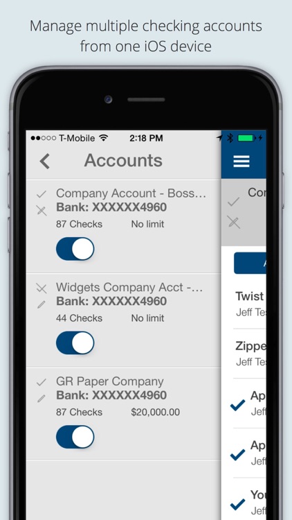 eChecksPro Mobile Checkbook