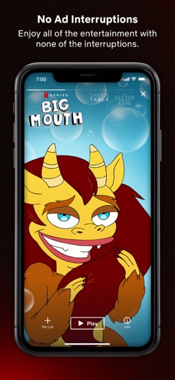 Netflix app screenshot