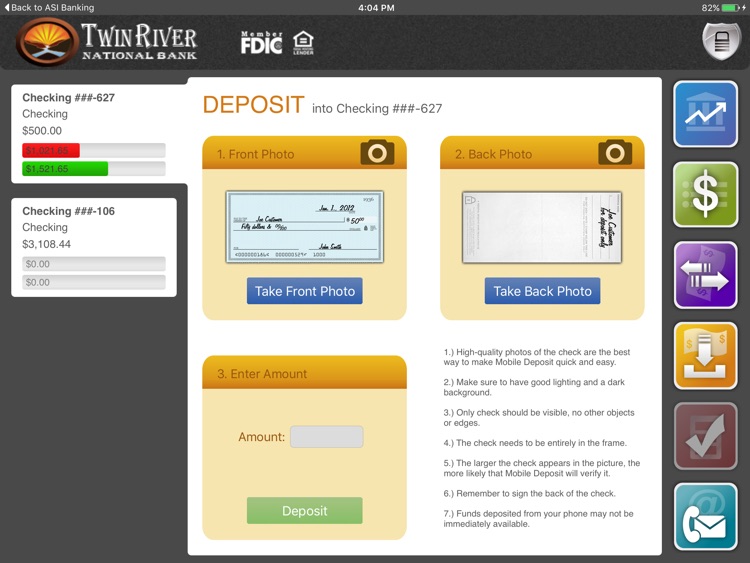 Twin River Bank for iPad screenshot-4