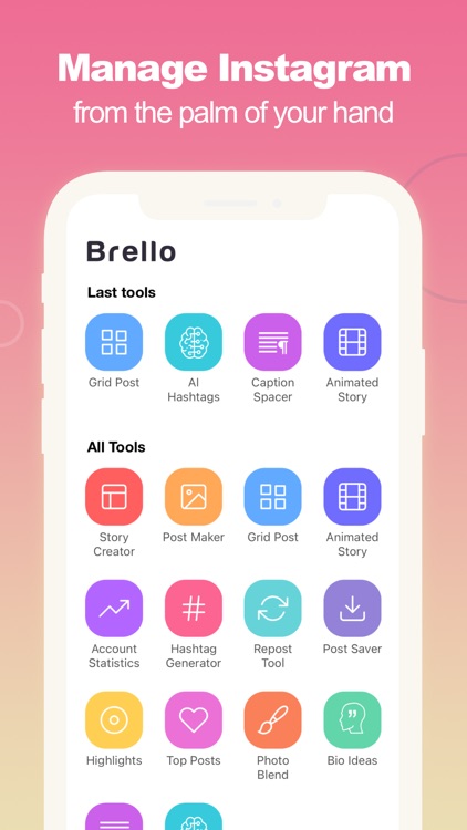 Brello: Tools for Instagram screenshot-0