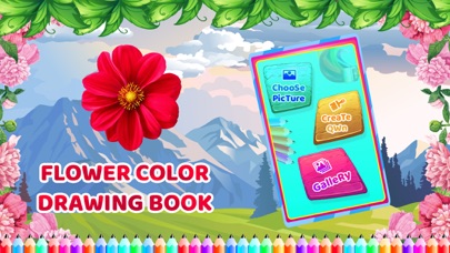 Flower Colour Drawing Book screenshot 2