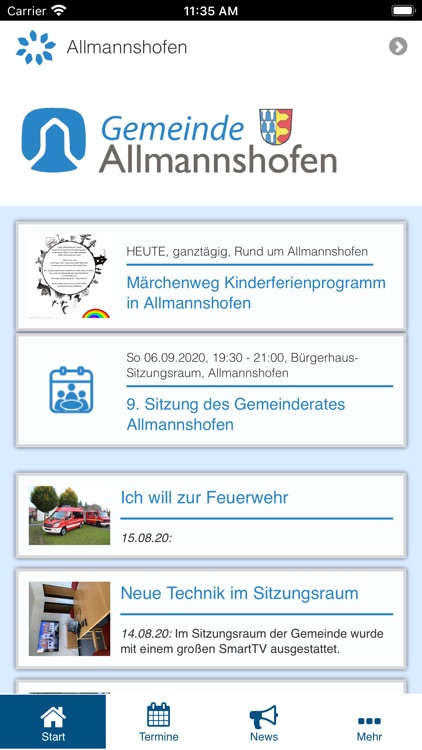 Gemeinde Allmannshofen App