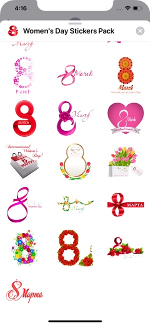 Women's Day Stickers Pack(圖4)-速報App