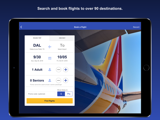 Southwest Airlines Ipad images