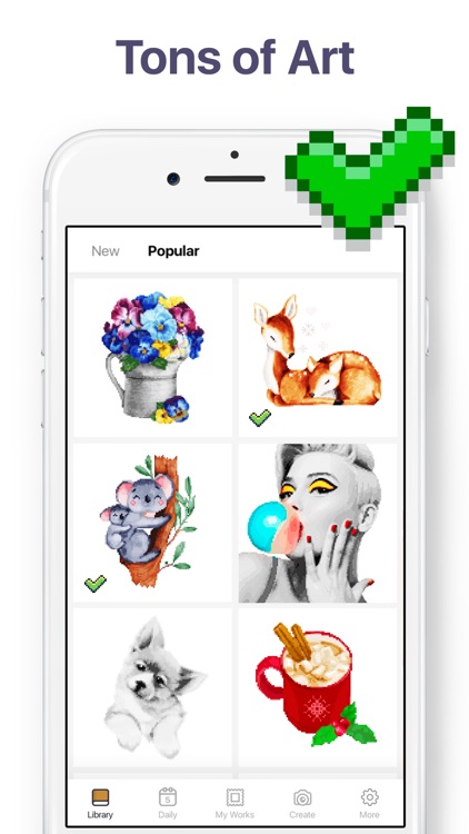 Pixel Art - Color by Number