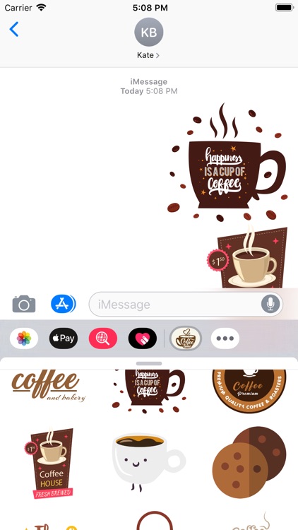 Hot Coffee Stickers