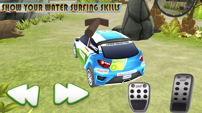 Water Car Surfer Stunt