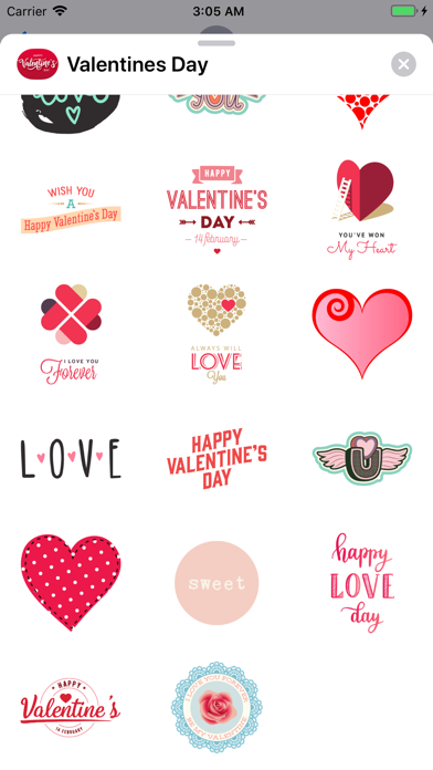 Valentines Day Stickers Pack screenshot 4
