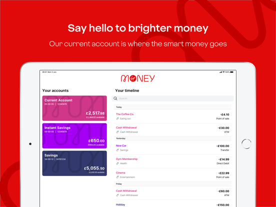 Virgin Money Mobile Banking - Screenshot 0