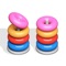 Icon Hoop Stack - Color Hoop 3D