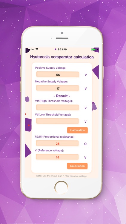 Hysteresis comparator Calc screenshot-3