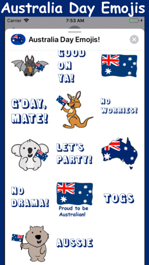 Australia Day Emojis!(圖2)-速報App