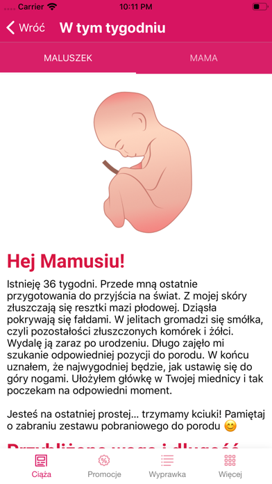 Asystent Ciąży - pomoc w ciąży screenshot 2