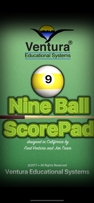 Nine Ball ScorePad