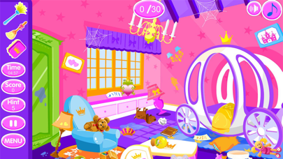 Princess room cleanup games screenshot 2