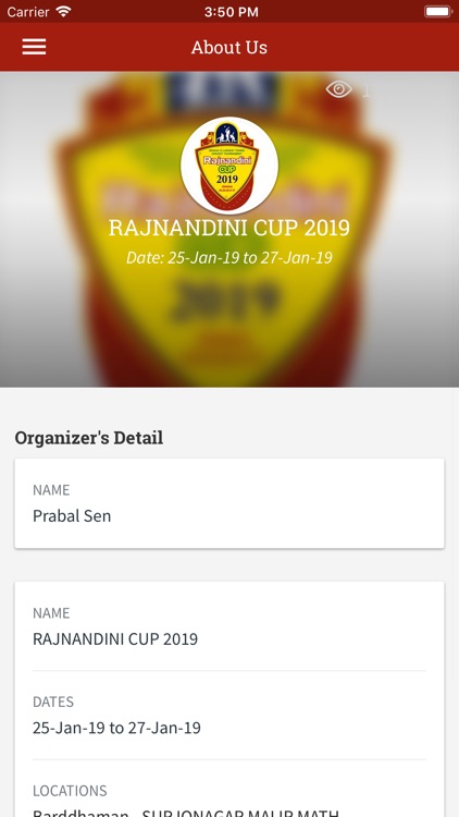 RAJNANDINI CUP 2019 screenshot-3