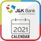 eCalendar of J&K Bank for the year 2021
