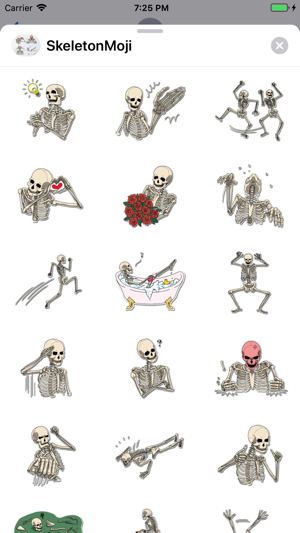 SkeletonMoji - Scary Emojis(圖1)-速報App