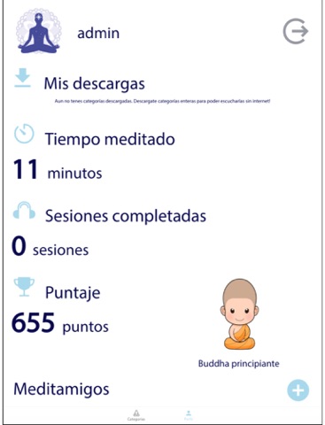 Meditar App screenshot 2