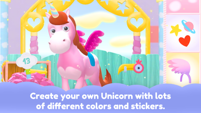 Unicorn Glitterluck - Rainbow Adventure for kids Screenshot 1