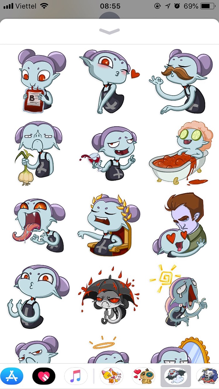 Halloween Emoji Funny Stickers