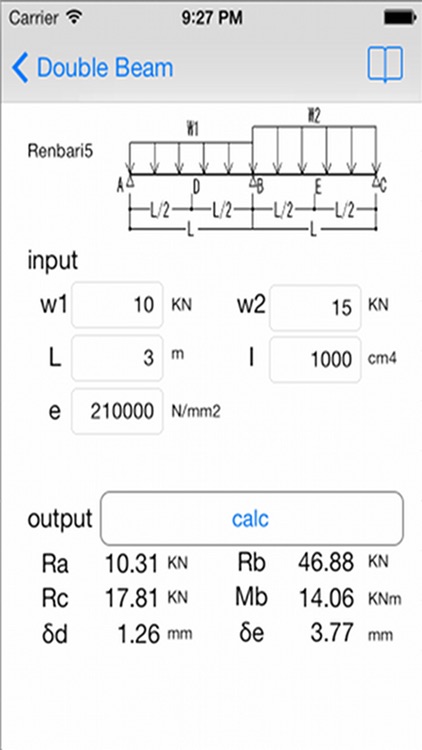 Structure support calculator