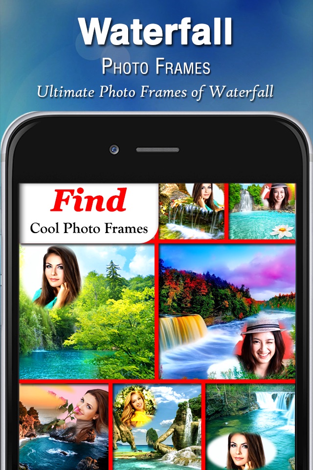 Waterfall Photo Frames Editor screenshot 2
