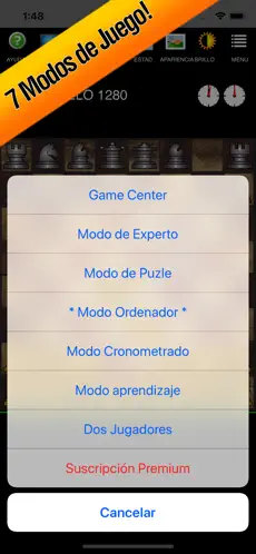 Captura de Pantalla 6 Ajedrez con Entrenador iphone