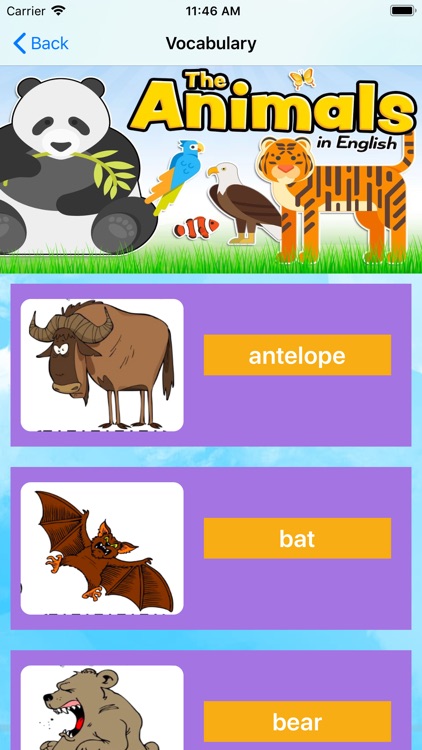 Learn English: Animals name by Jordan Michael Arment