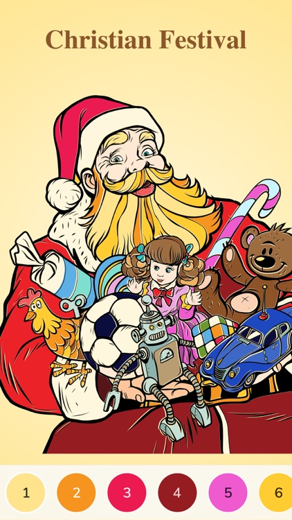 Bible Coloring Paint by Number screenshot-4