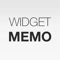 WidgetMemo is simple and powerful