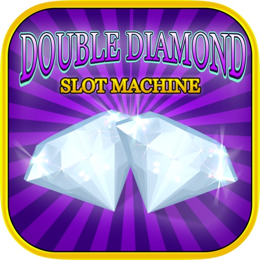 Golden Pair of Diamonds Slots Icon