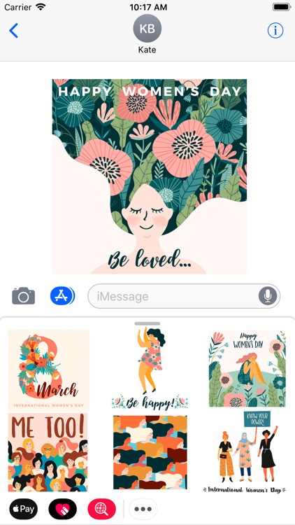 Happy Womens Day Stickers 2019