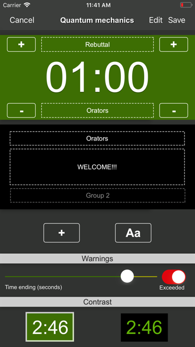 How to cancel & delete Crono: stopwatch for debates from iphone & ipad 4