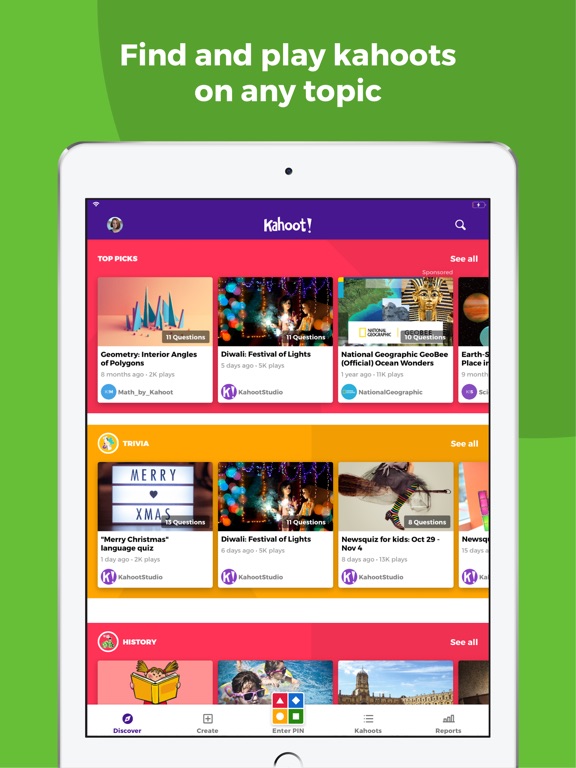 Kahoot! Play & Create Quizzes - AppRecs