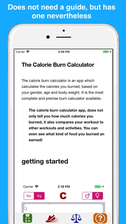 Calorie burn calculator screenshot-3