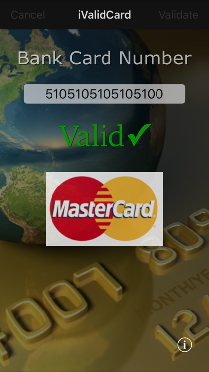 iValidCard