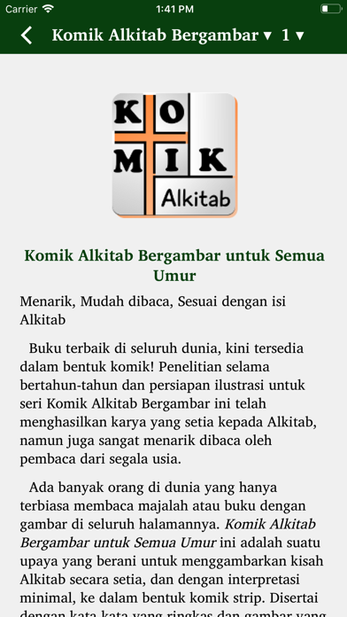 How to cancel & delete Komik Alkitab Bergambar from iphone & ipad 1