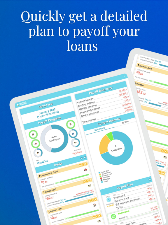 Debt Payoff Planner and Calculator screenshot