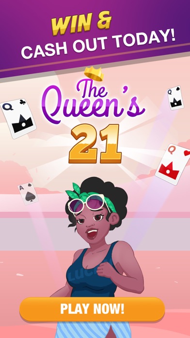 The Queen's 21: Solitaire Club screenshot 1