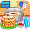 Cooking strawberry short cake Cooking strawberry short cake