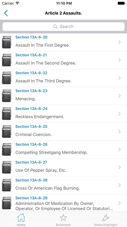 TX Penal Code, Titles & Laws