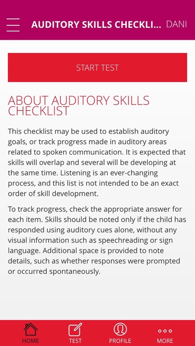 How to cancel & delete Auditory Skills Checklist from iphone & ipad 1